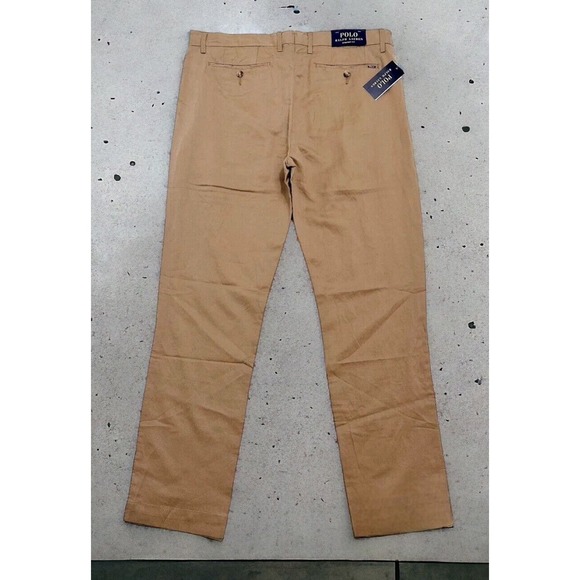 Polo Ralph Lauren Straight Fit RRL Desert Khaki Pants Mens 34x30 New Fast Ship - Picture 9 of 12